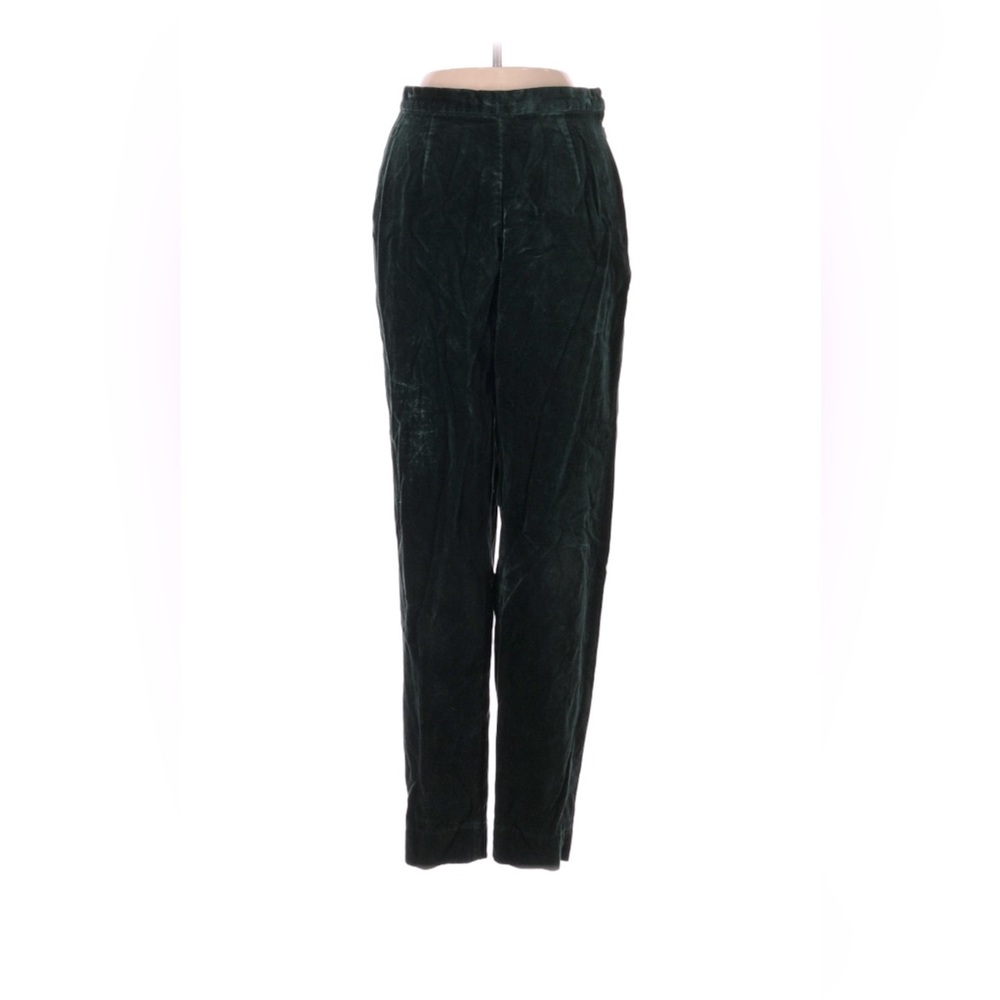 Deep Green Velvet Pants